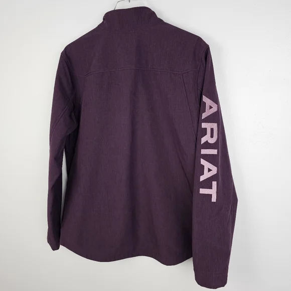 Ariat Women's New Team Softshell Jacket - Mulberry Heather - XXL - Picture 5 of 16